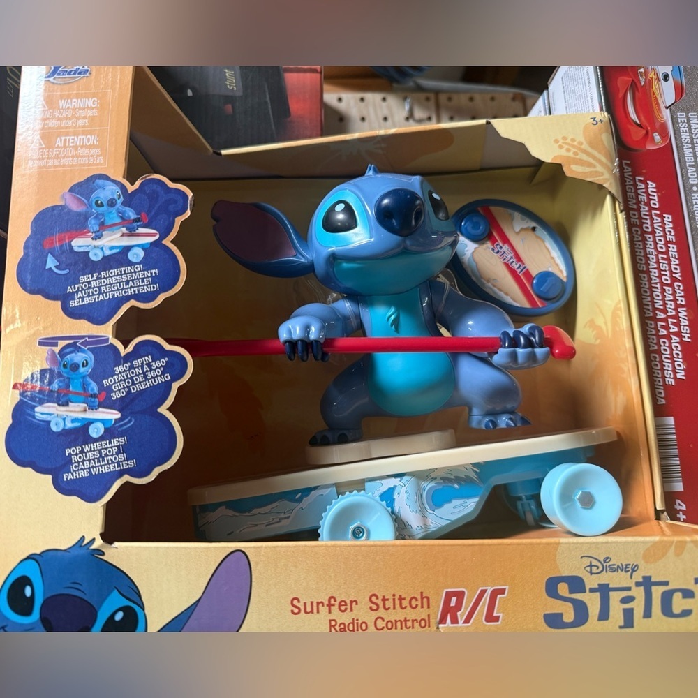 Disney Stitch Surfer R/C Toy - Blue and Red